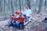 Randall Crosier with Tiger Cubs at SHP Campout - 2003